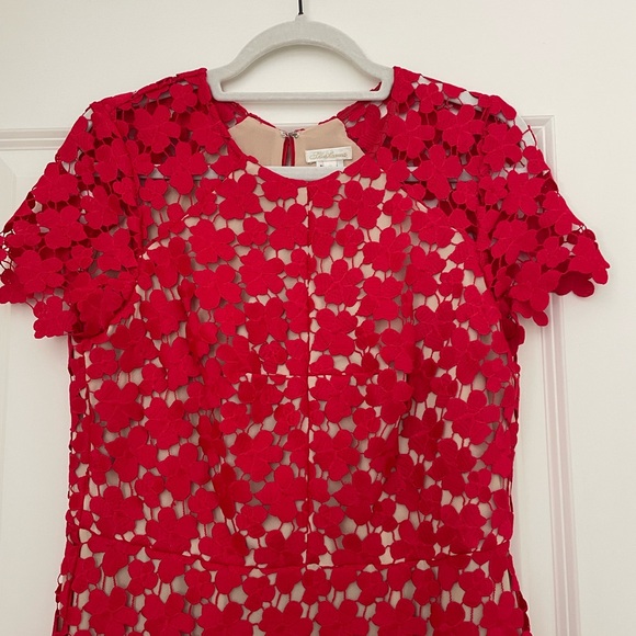 Shoshanna Red Lace Dress - Picture 2 of 3